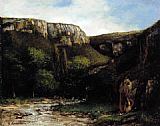 The Gorge by Gustave Courbet